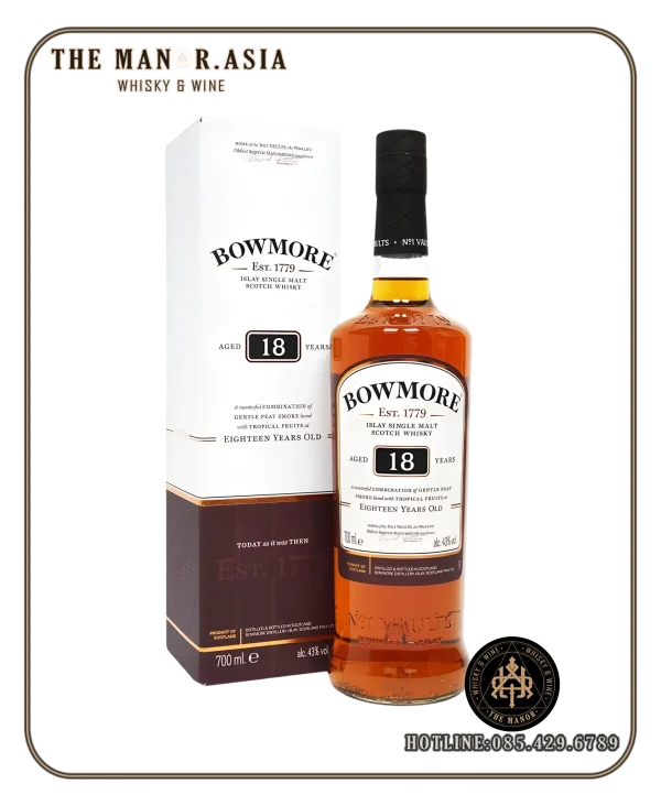ruou whisky Bowmore 18 BOWMORE 18