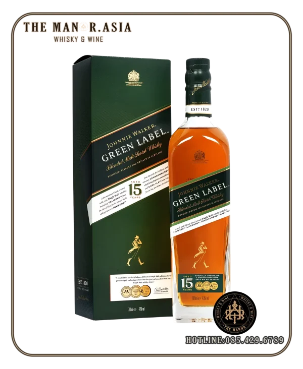 rượu whisky Johnnie Walker Green Label JOHNNIE WALKER GREEN LABEL