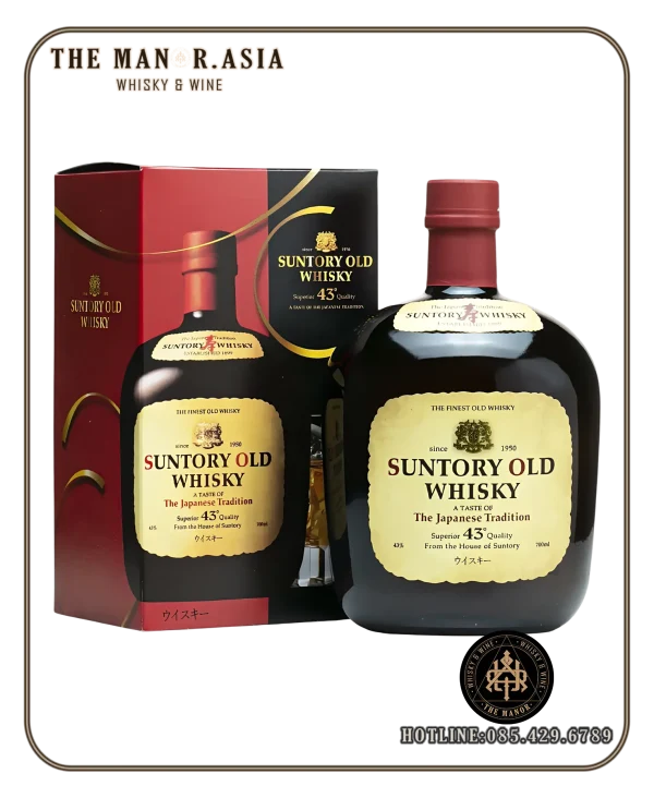 rượu whisky Suntory Old whisky ( lùn) SUNTORY OLD WHISKY LÙN