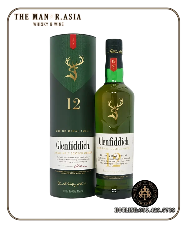 ruou whisky glenfiddich 12 GLENFIDDICH 12