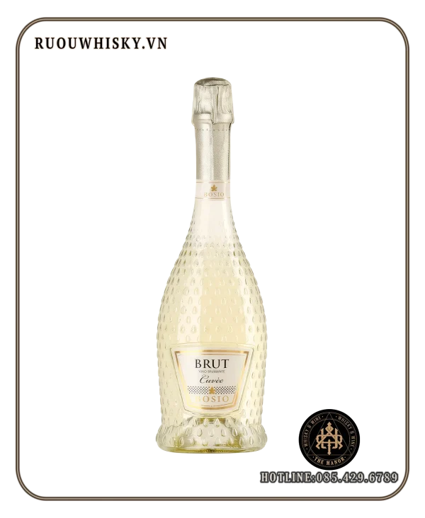 BOSIO Brut Cuvee Spumante 11,5%_ ruou vang no BOSIO Brut Cuvee Spumante 11,5%_