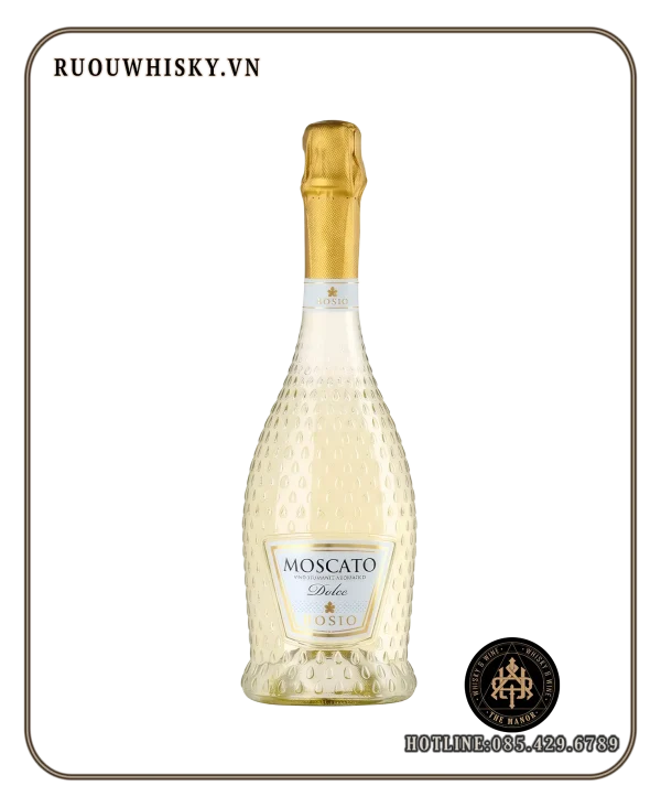 BOSIO Moscato Dolce Spumante Aromatico_ ruou vang ngot BOSIO MOSCATO DOLCE SPUMANTE AROMATICO