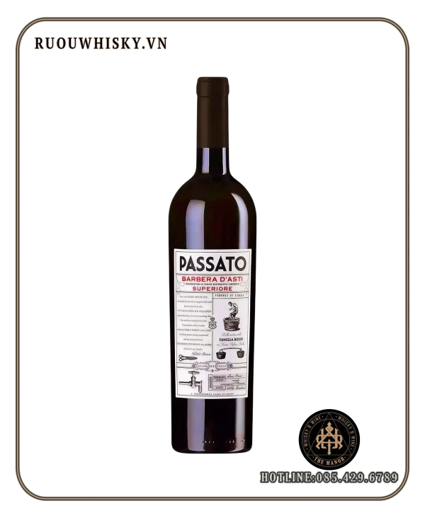 BOSIO PASSATO BARBERA D'ASTI DOCG ruou vang do BOSIO PASSATO BARBERA D'ASTI DOCG