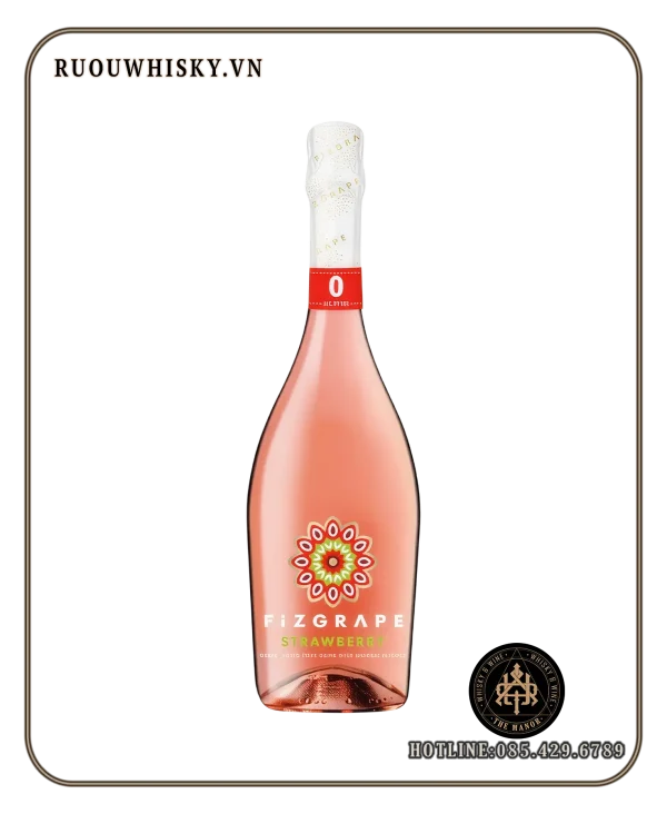 Fizgrape Strawberry vang không cồn Fizgrape Strawberry