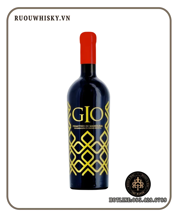 GIO Primitivo Di Manduria DOP 19%_ ruou vang do GIO PRIMITIVO DI MANDURIA DOP