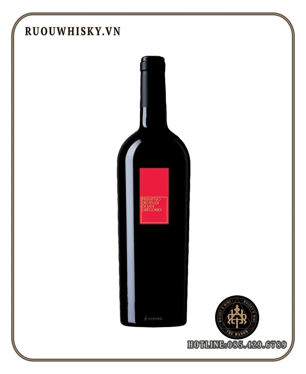 ruou vang do PRIMITIVO FEUDI SAN GREGORIO