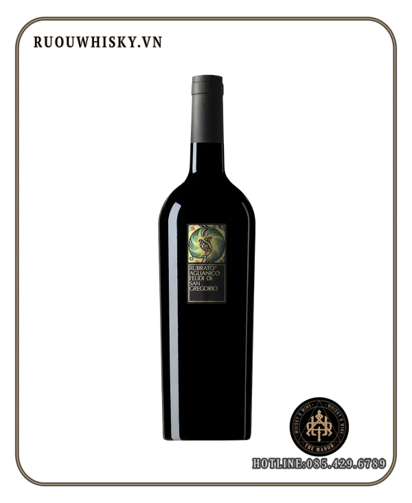 ruou vang do RUBRATO AGLIANICO FEUDI DI SAN GREGORIO 13.5% 2021