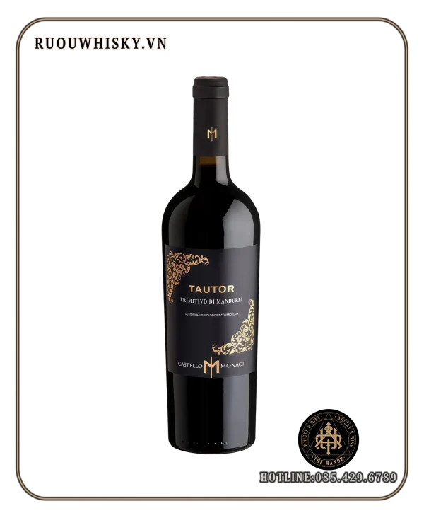 TAUTOR Primitivo Di Manduria DOC 14.5%_ ruou vang do TAUTOR PRIMITIVO DI MANDURIA DOC