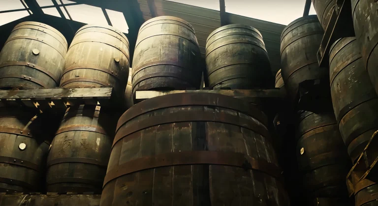 ruou whisky ballantines thùng gỗ 05