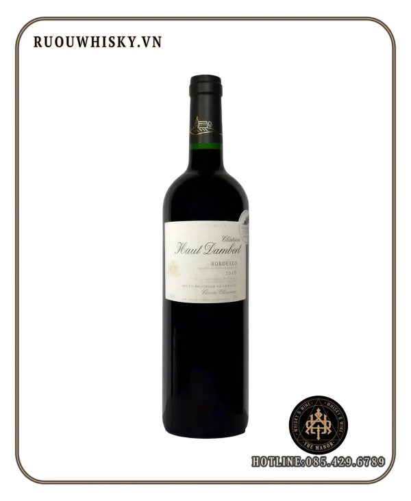 CHATEAU HAUT DAMBERT BORDEAUX SUPERIEUR 14% 2022 ruou vang do CHATEAU HAUT DAMBERT