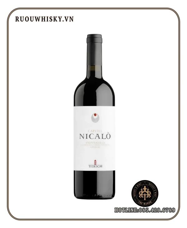 Capitel Nicalo Valpolicella DOC Superiore 14% ruou vang do TEDESCHI CAPITEL NICALÒ