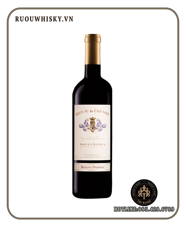 Chateau De Cazenove 2016 AOC Bordeaux Superieur_ CHATEAU DE CAZENOVE 2016
