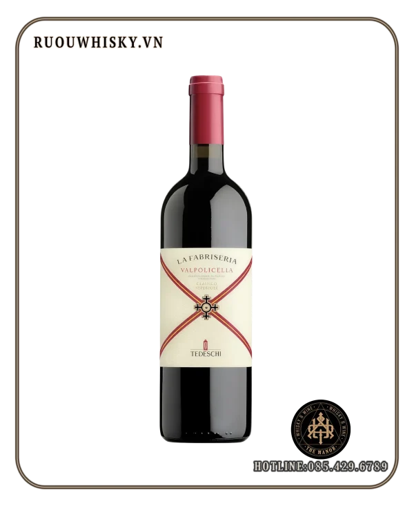 La Fabriseria Valpolicella DOC Classico Superiore 15.5% ruou vang do TEDESCHI LA FABRISERIA VALPOLICELLA