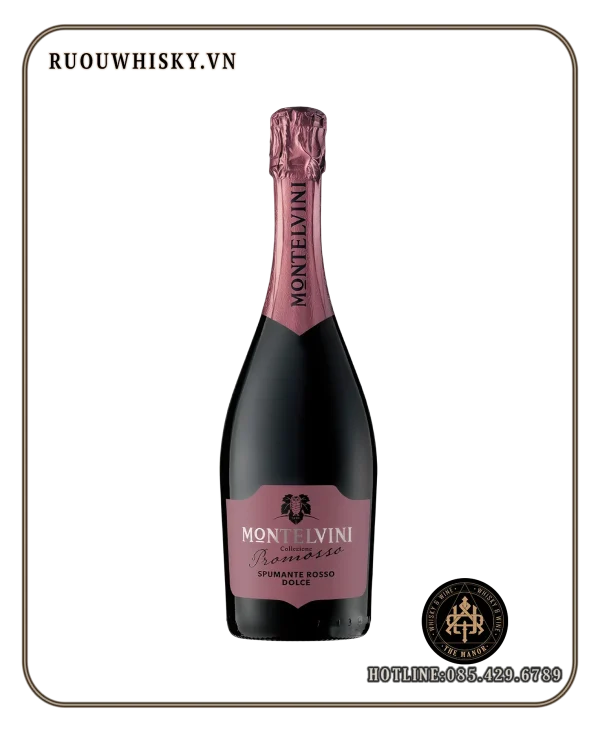 MONTELVINI Collezione Promosso, Spumante Rosso Dolce 11% ruou vang do MONTELVINI COLLEZIONE PROMOSSO SPUMANTE ROSSO DOLCE
