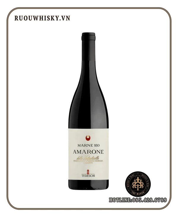 Marne 180 Amarone Della Valpolicella DOCG 16.5% ruou vang do TEDESCHI MARNE 180 AMARONE