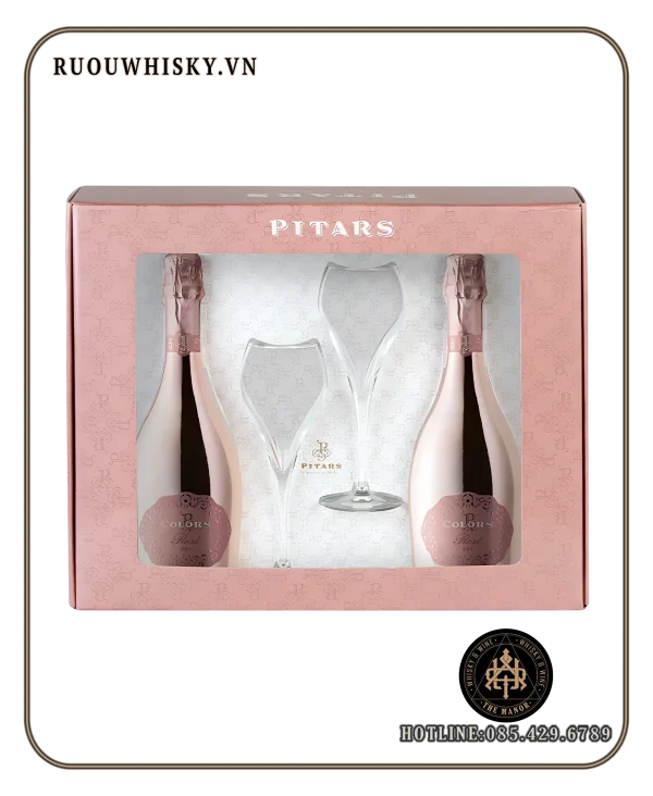 PITARS COLORS Prosecco Rose DOC 2020 hộp ruou vang no PITARS COLORS PROSECCO ROSÉ