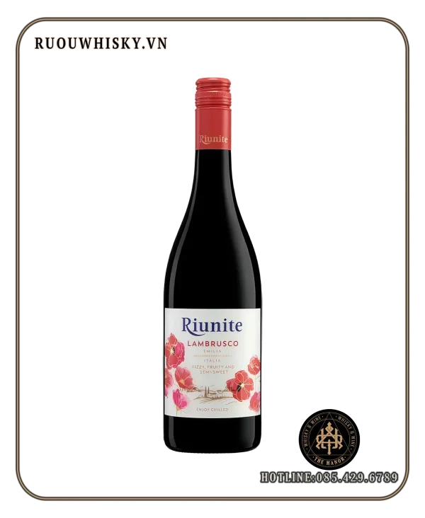 ruou vang ngọt RIUNITE LAMBRUSCO