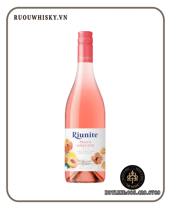 ruou vang ngot RIUNITE PEACH MOSCATO
