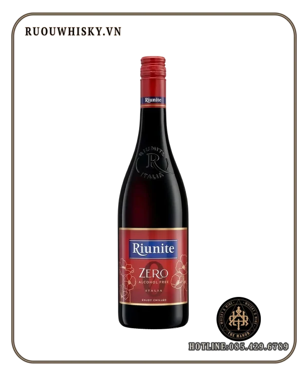 ruou vang không cồn RIUNITE ZERO ALCOHOL FREE