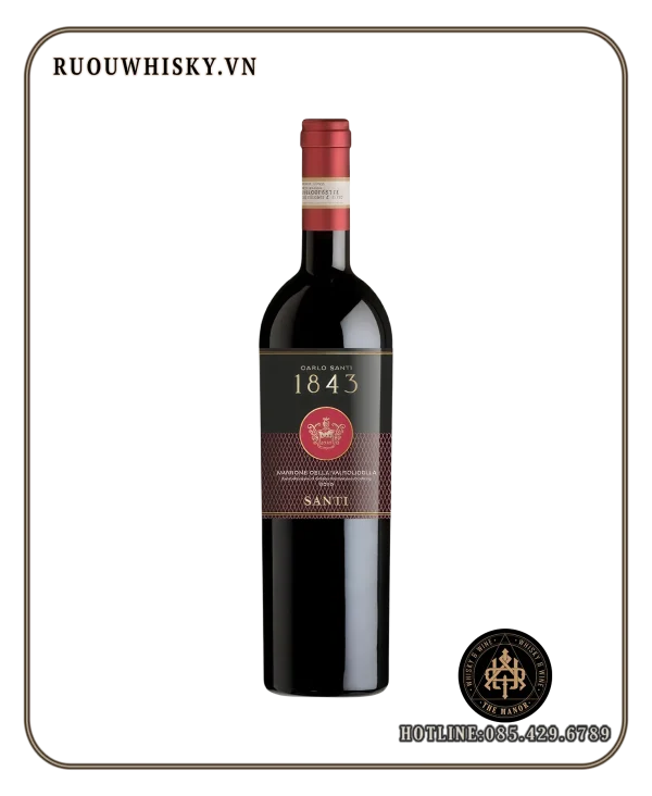 SANTI Amarone della Valpolicella Carlo Santi 1843 DOCG 15.5% 2016 ruou vang do SANTI AMARONE DELLA VALPOLICELLA CARLO SANTI 1843