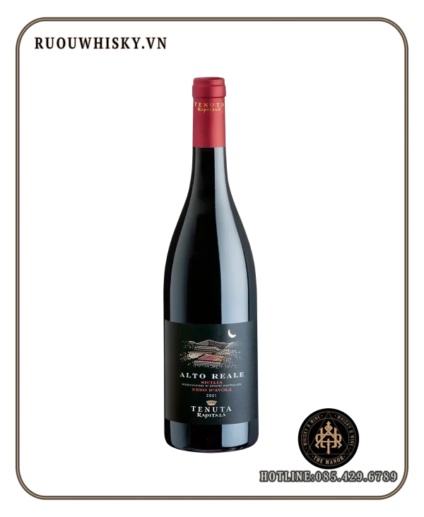 TENUTA RAPITALÀ Alto Reale Nero D’Avola Sicilia DOC 13.5% 2023 ruou vang do TENUTA RAPITALÀ ALTO REALE NERO D’AVOLA SICILIA