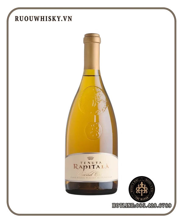 TENUTA RAPITALÀ CONTE HUGUES CHARDONNAY IGT 14% 2020 ruou vang trang TENUTA RAPITALÀ CONTE HUGUES CHARDONNAY