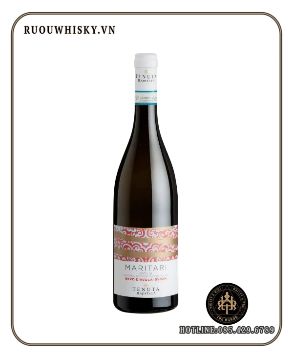 TENUTA RAPITALÀ Maritari Nero D’Avola Syrah Sicilia DOC 13.5% 2023 ruou vang do TENUTA RAPITALÀ MARITARI