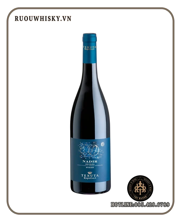 TENUTA RAPITALÀ Nadir Syrah Sicilia DOC 14% 2021_ ruou vang do TENUTA RAPITALÀ NADIR SYRAH SICILIA