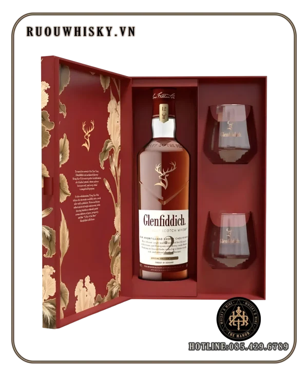 GLENFIDDICH 12 SHERRY HQT 2026 GLENFIDDICH 12 SHERRY HOP QUA TET 2026 RUOUWHISK.VN