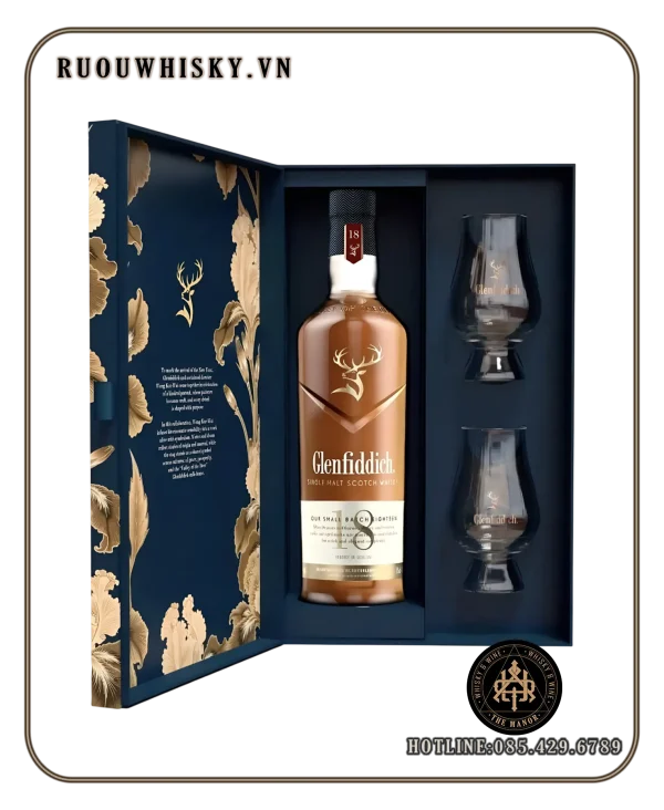 GLENFIDDICH 18 HQT 2026 GLENFIDDICH 18 Hộp quà tết 2026 ruouwhisky.vn