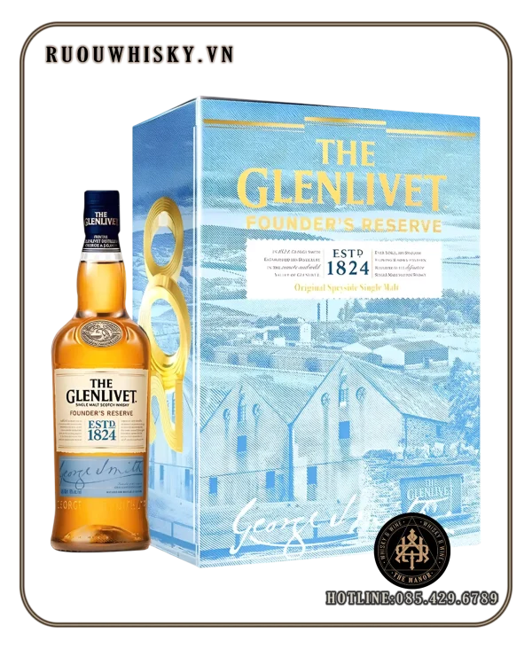 Glenlivet Founder's Reserve HQT 2026 Glenlivet Founder's Reserve hộp quà tết 2026 ruouwhisky.vn